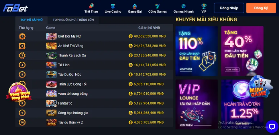 Giao diện ứng dụng 28bet App trên điện thoại
